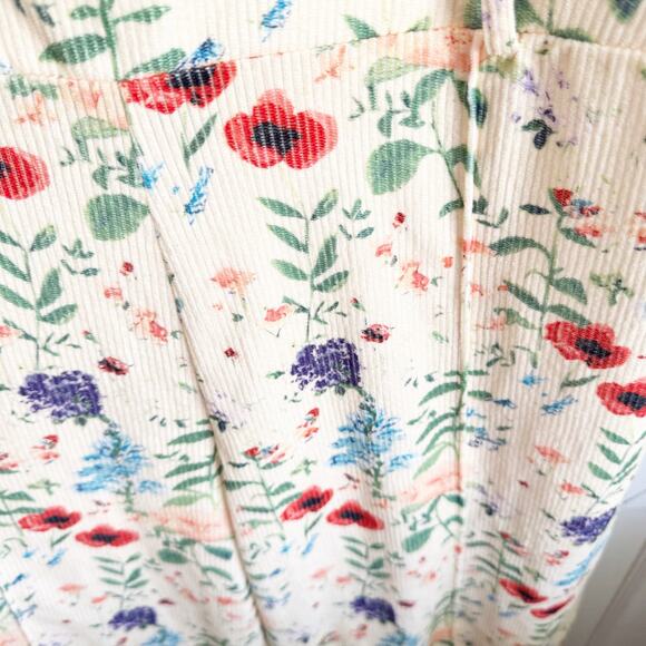 Yellow Floral Garden Jumpsuit Romper Overalls Style See Sizing Note Label 2XL - Picture 9 of 16